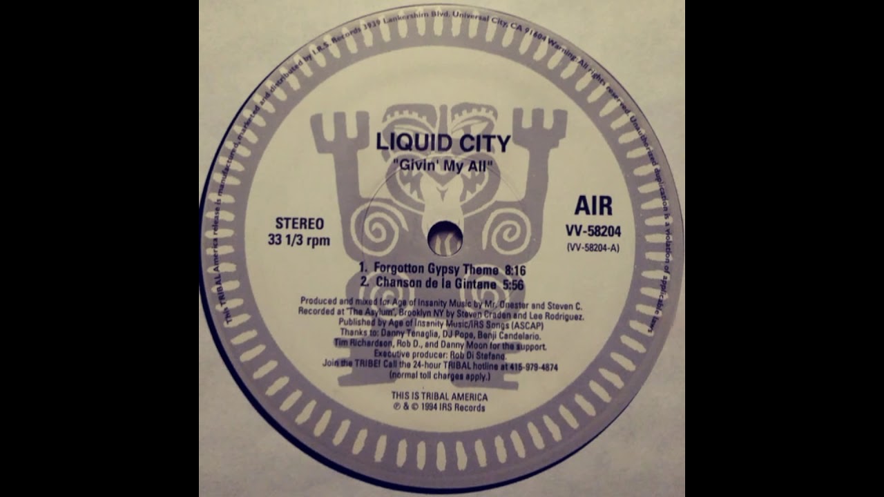 Liquid City - Givin' My All (Chanson De La Gintane)