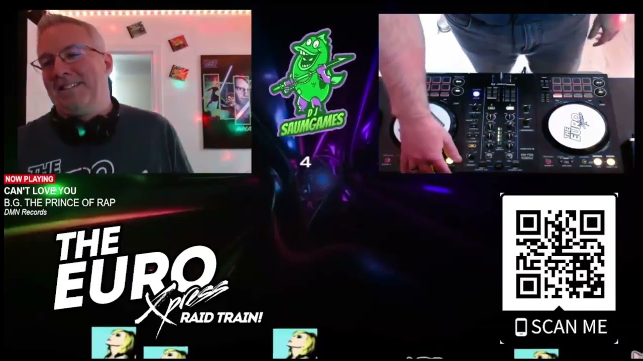 EuroXpress 90's  Eurodance XXL Raid Train, Episode 4 -  DJSaumGames Live Mix