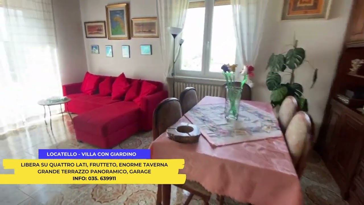 Locatello - villa unifamiliare indipendente