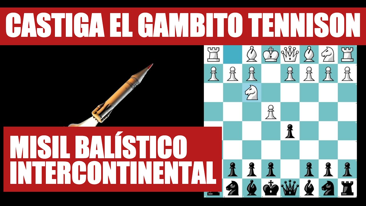 Castiga Al Gambito Tennisson | Defensa Escandinava Desviaciones | 1Cf3,d5 2e4!?