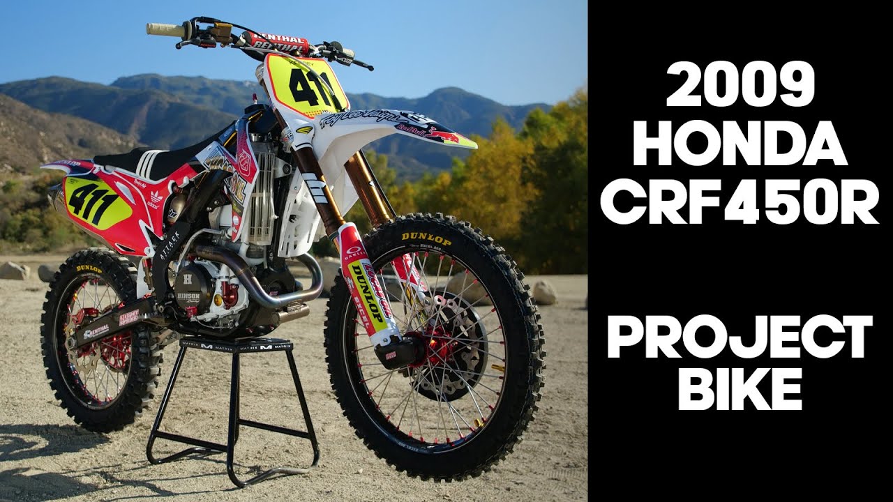 «Забавная машина» для гонок — Honda CRF450R Project Bike 2009 года