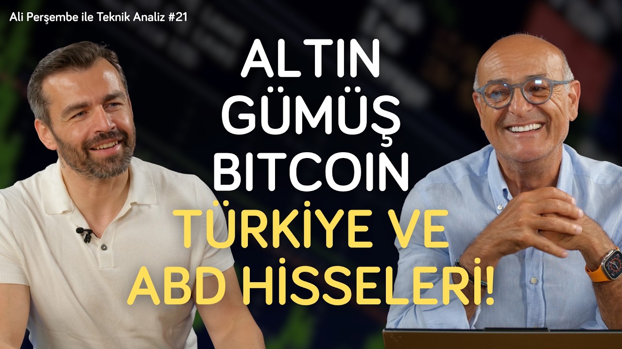 Altın, g&uuml;m&uuml;ş, Bitcoin, T&uuml;rkiye ve ABD hisseleri! | Bankacılık endeksi! | Teknik Analiz 21