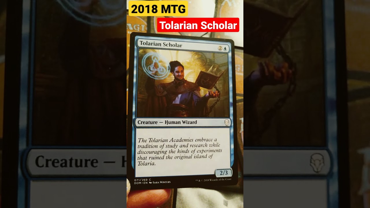 2018 MTG card, Tolarian Scholar, #MTG, #shorts