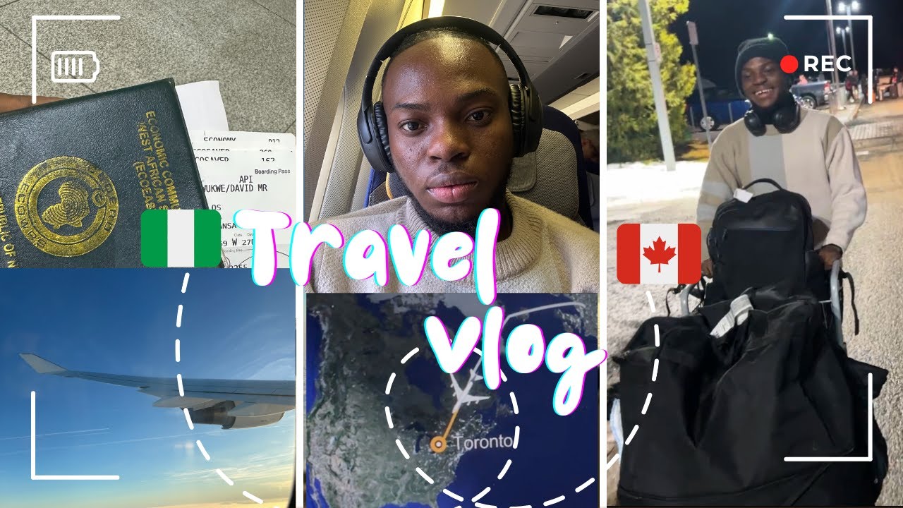 TRAVEL VLOG | Переезд из Нигерии 🇳🇬 в Канаду 🇨🇦 | Путешествие в одиночку ✈️ | Перелёт Lufthansa |...
