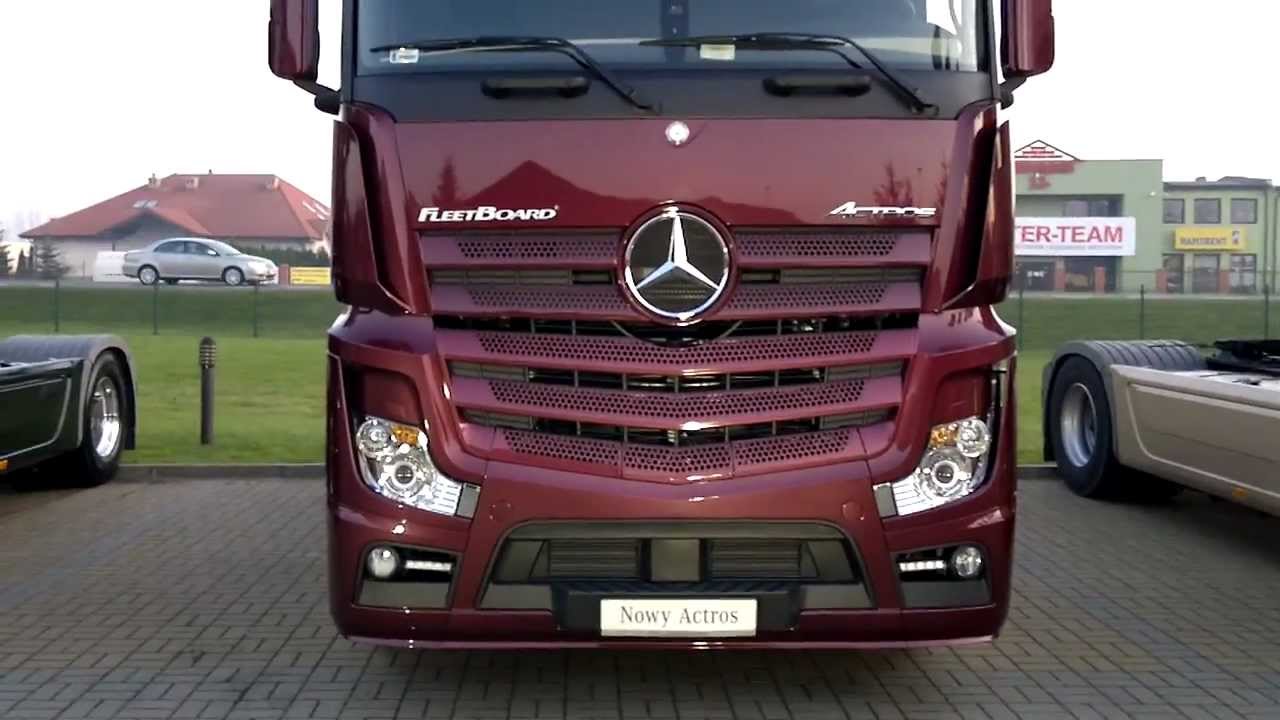 New 2012 Mercedes-Benz Actros (Mp4) - Premiere at Mercedes Mojsiuk - Koszalin 8.11.2011