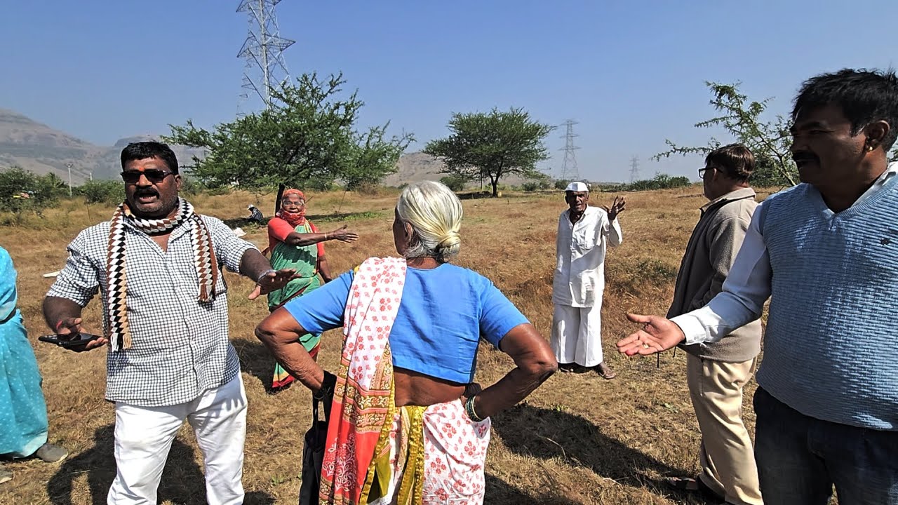 जुन्नर तालुक्यातील गोळेगाव येथे जमिनीचा मोठा वाद.भावाने माझी फसवणूक केली वृद्ध बहिणीचा दावा...