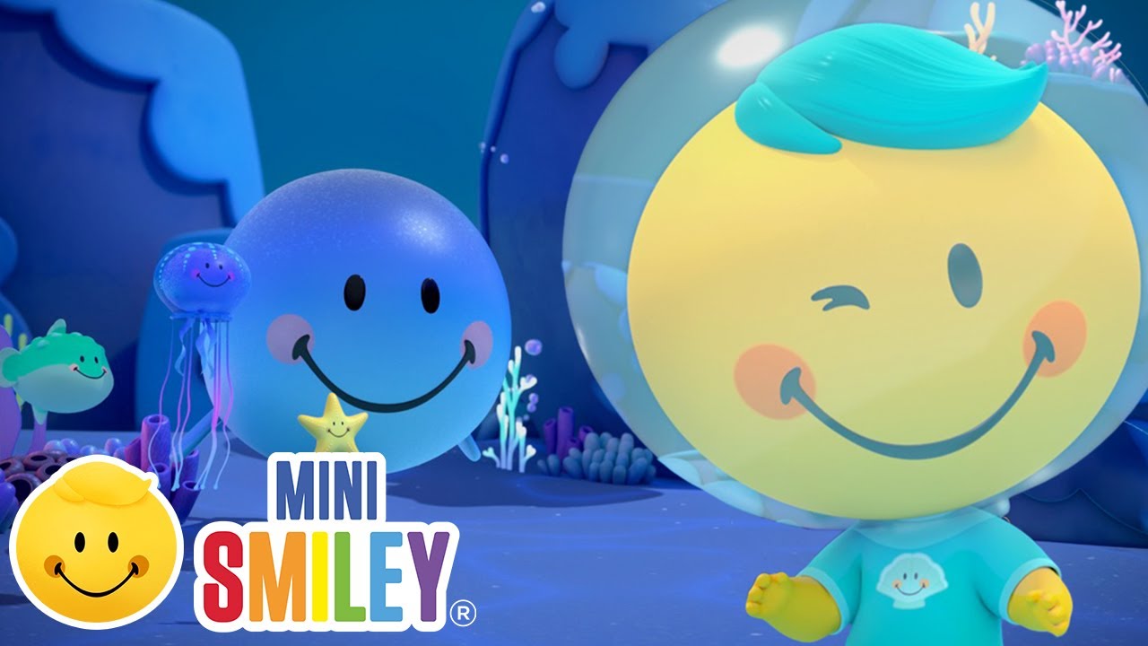 Underwater Hide and Seek 🐠🐳🐙 | Mini Smiley | Songs and Nursery Rhymes