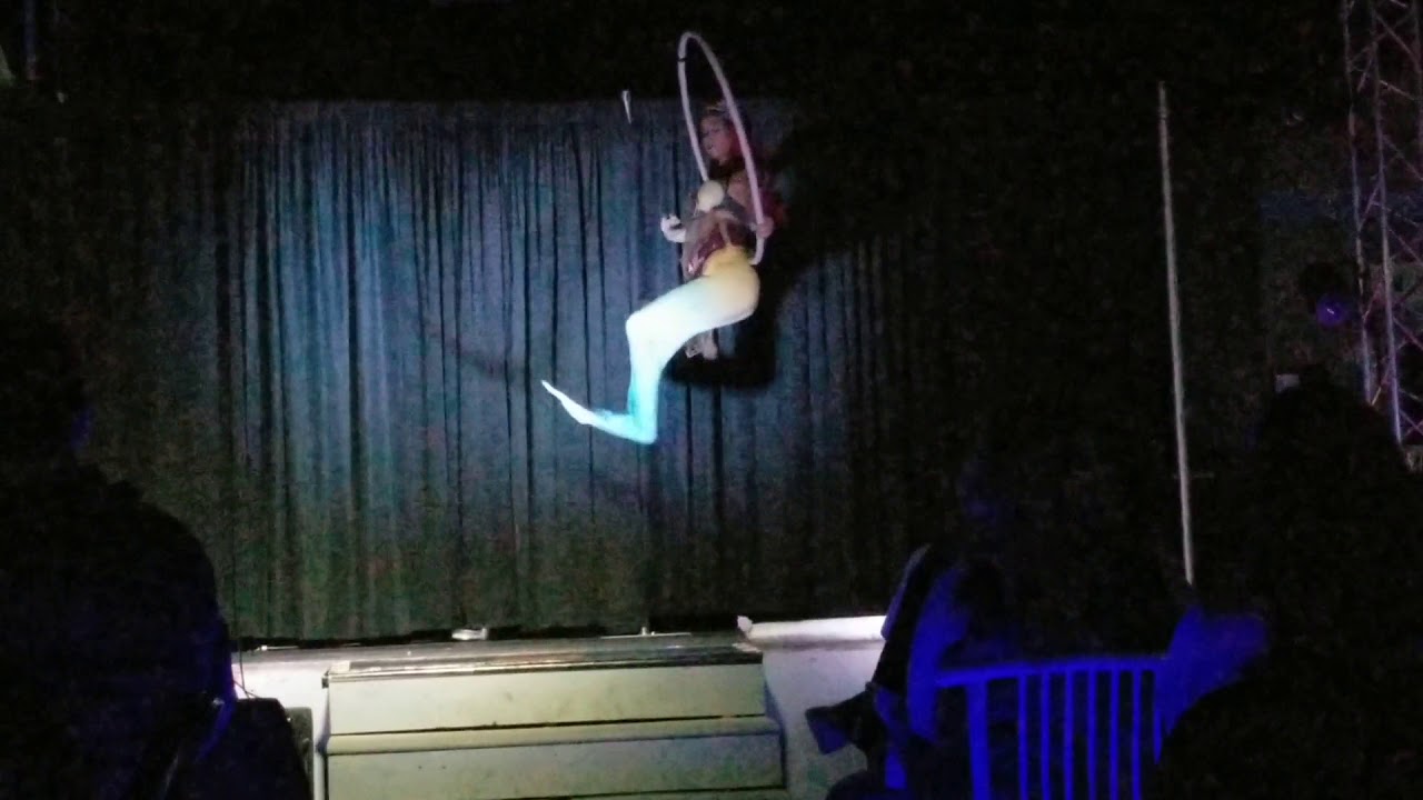 Aerial hoop mermaid