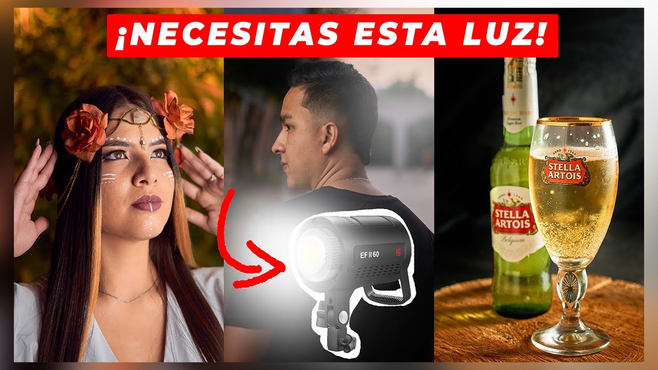 La MEJOR luz relación CALIDAD/PRECIO | Jinbei ef ii 60w | (Superior a la Godox sl 60w)