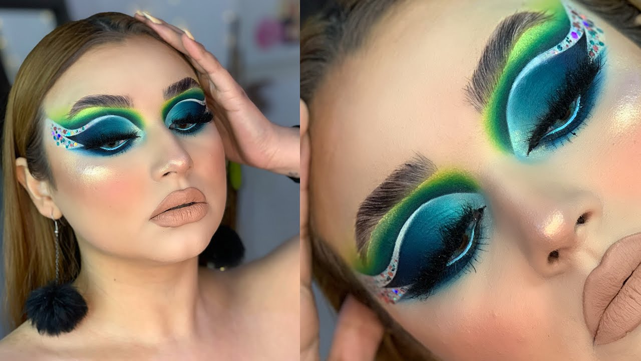 MAKEUP AZUL DRAMÁTICO 🤍💙