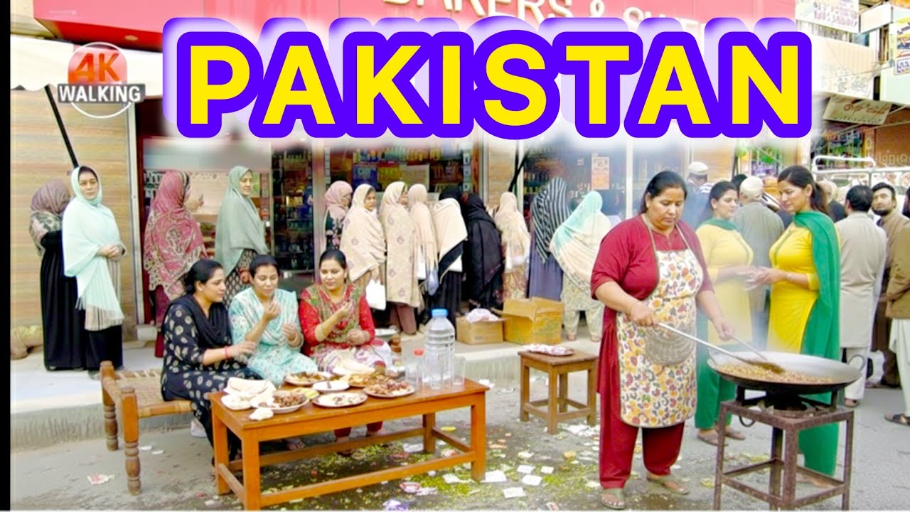 🇵🇰The Real Lives of People in Pakistan and food street walking tour 4k 2026