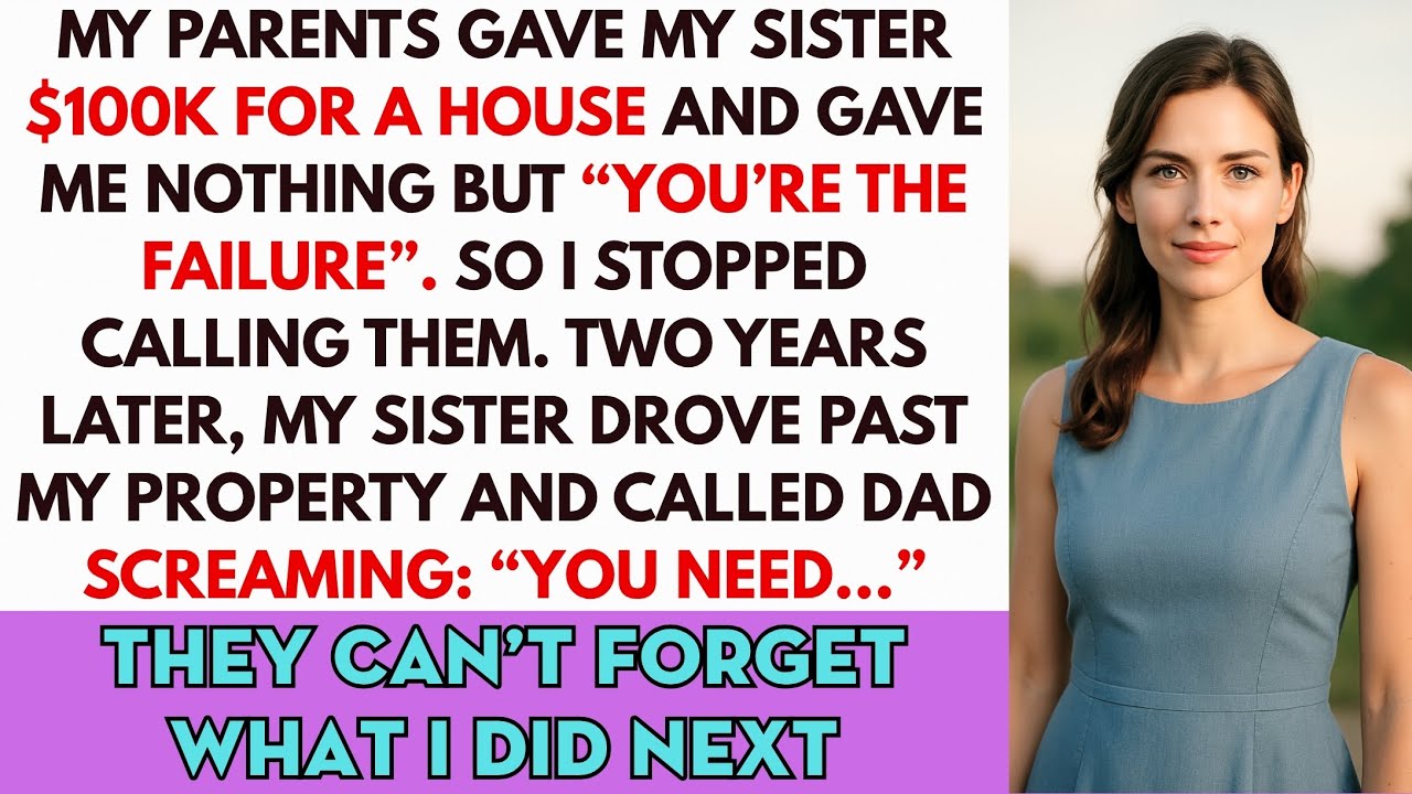 My Parents Gave My Sister $100k For A House And Gave Me Nothing But 