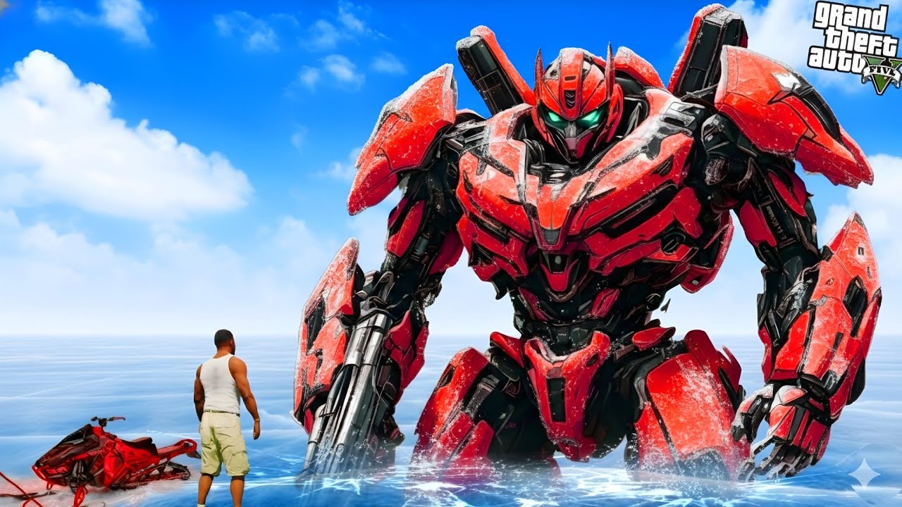 Franklin Found a EVIL TRANSFORMER in GTA 5