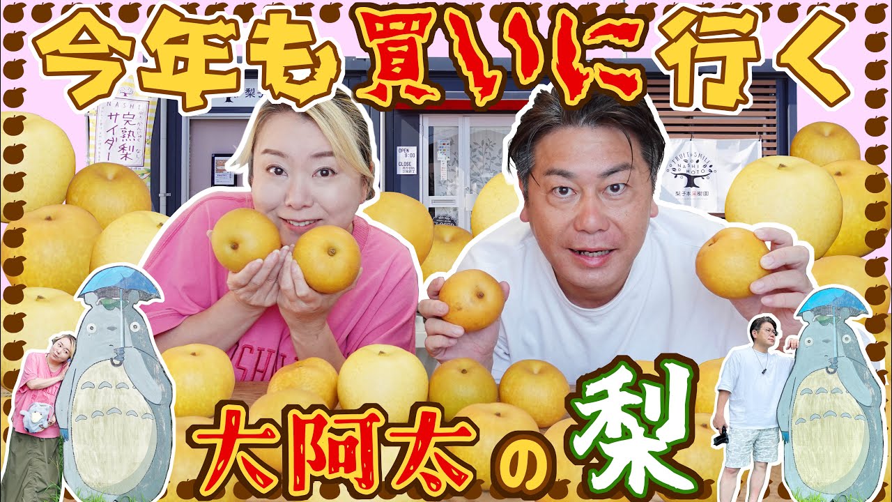 【奈良県 吉野郡 大淀町】１年ずーっと待ってた！梨の季節到来✨✨大阿太の梨を買いに行く【 梨子本果樹園 博水園 】