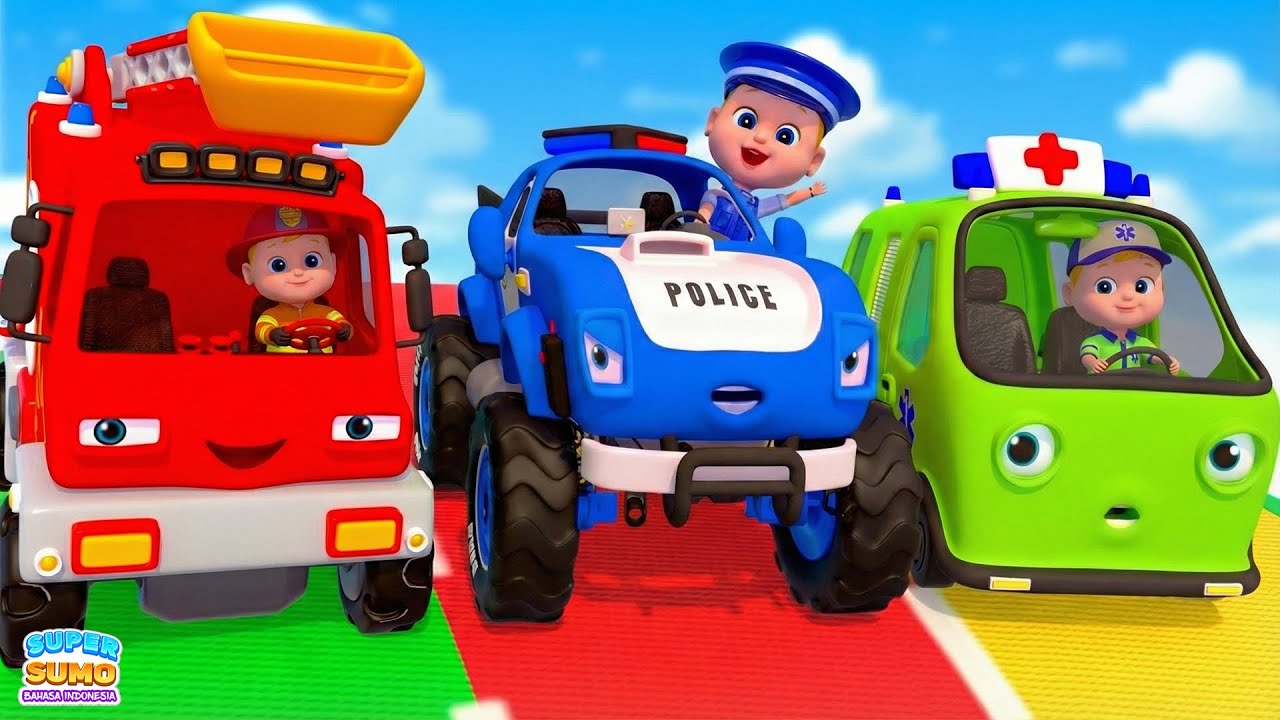 Polisi Masa Depan - Lagu Polisi - Police Song | Lagu Anak anak - Super Sumo Bahasa Indonesia
