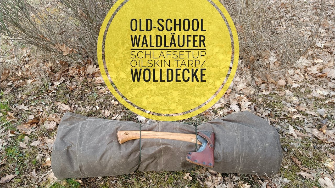 Bedroll / Cowboy Canvas und Wolldecke Waldläufer Old-school #bushcraft #waldläufer #woodcraft