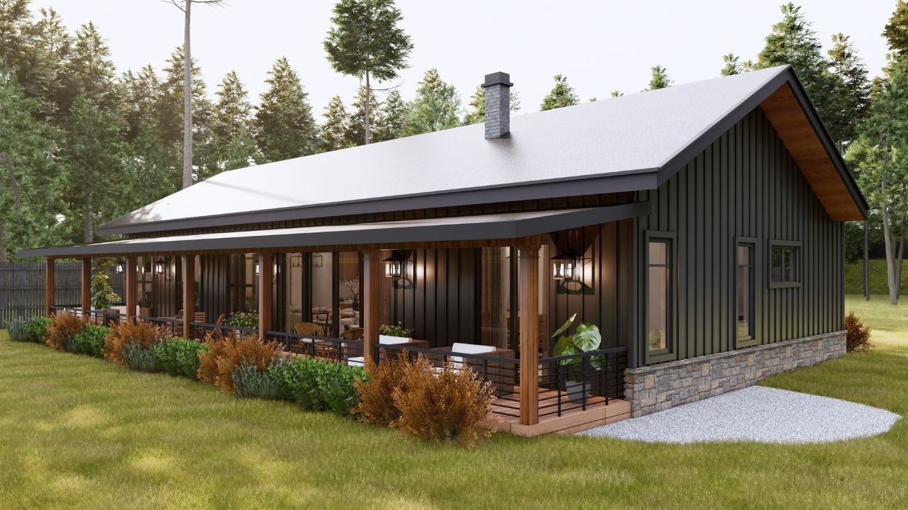 This One-Story 3-Bedroom Home Is Perfect for Comfortable Retirement Living