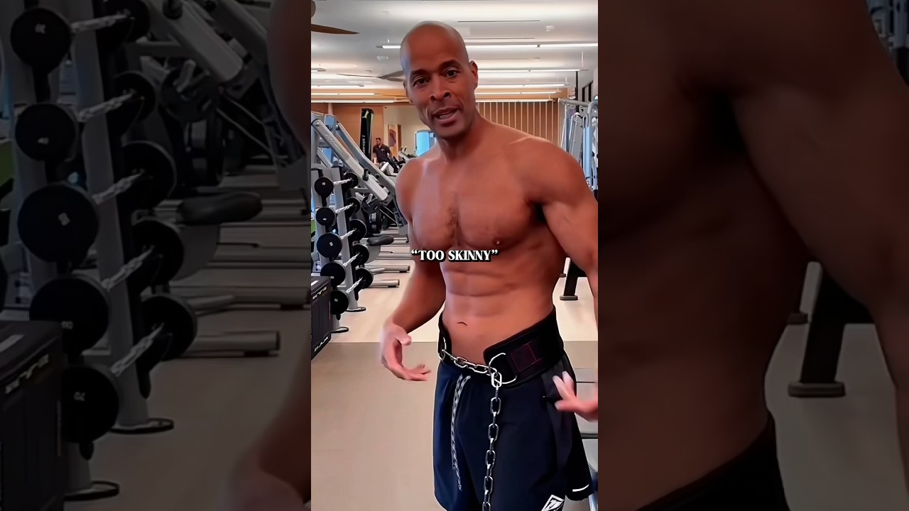David Goggins &ldquo;Too Skinny&rdquo; #shorts #motivation #davidgoggins #mindset #discipline #grind #gym