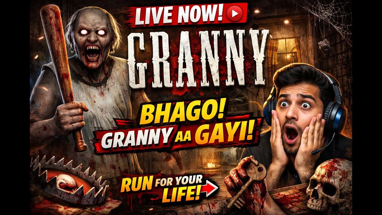 AAJ DARR LAGNE WALA HAI! 💀 Granny House Escape - Live Gameplay