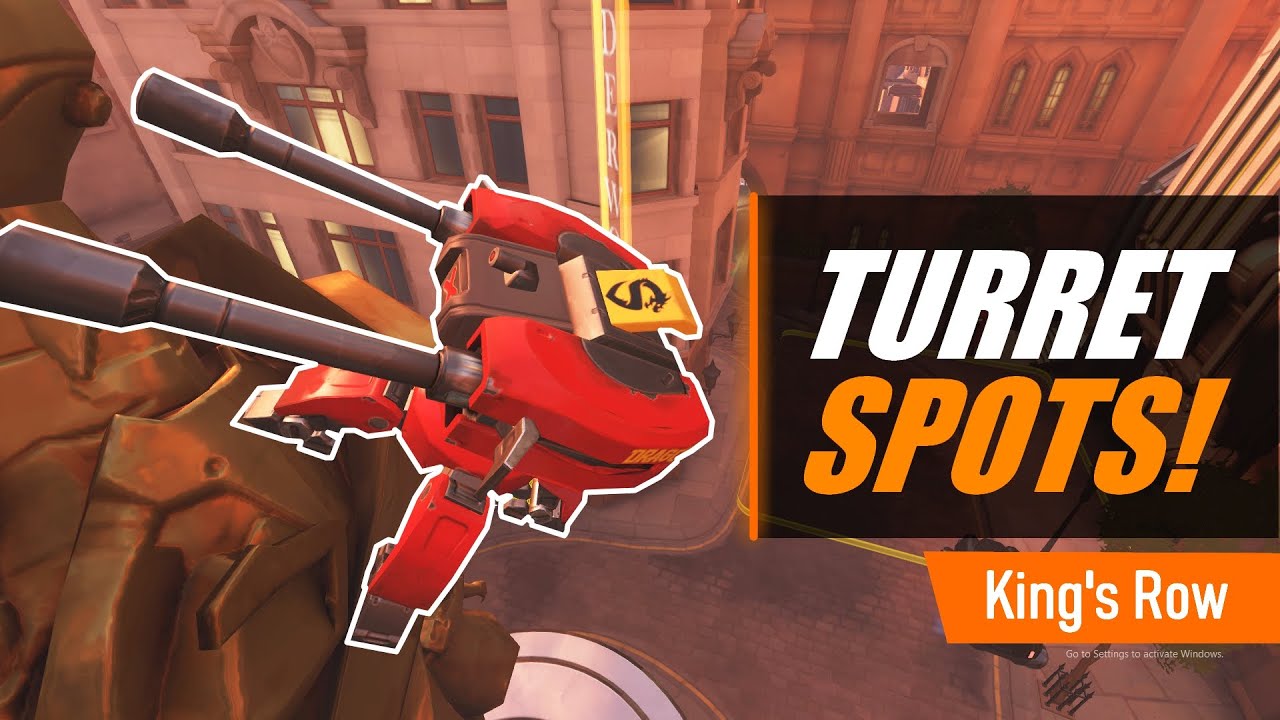 Места для турелей «Тёрбьорн» на Кингс-Роу! (Overwatch 2)
