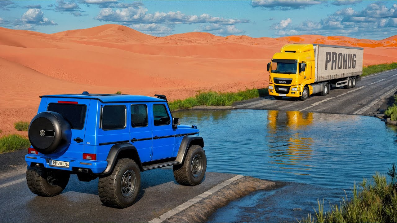 Cars vs Strange DEEP Water Challenge - BeamNG drive Fails & Crashes 2025!