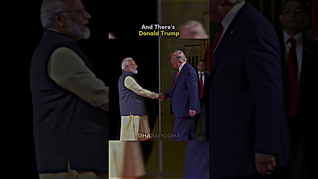 Modi handshake with us presidents #modi #trump #biden #putin #history #respect #sigma #motivation