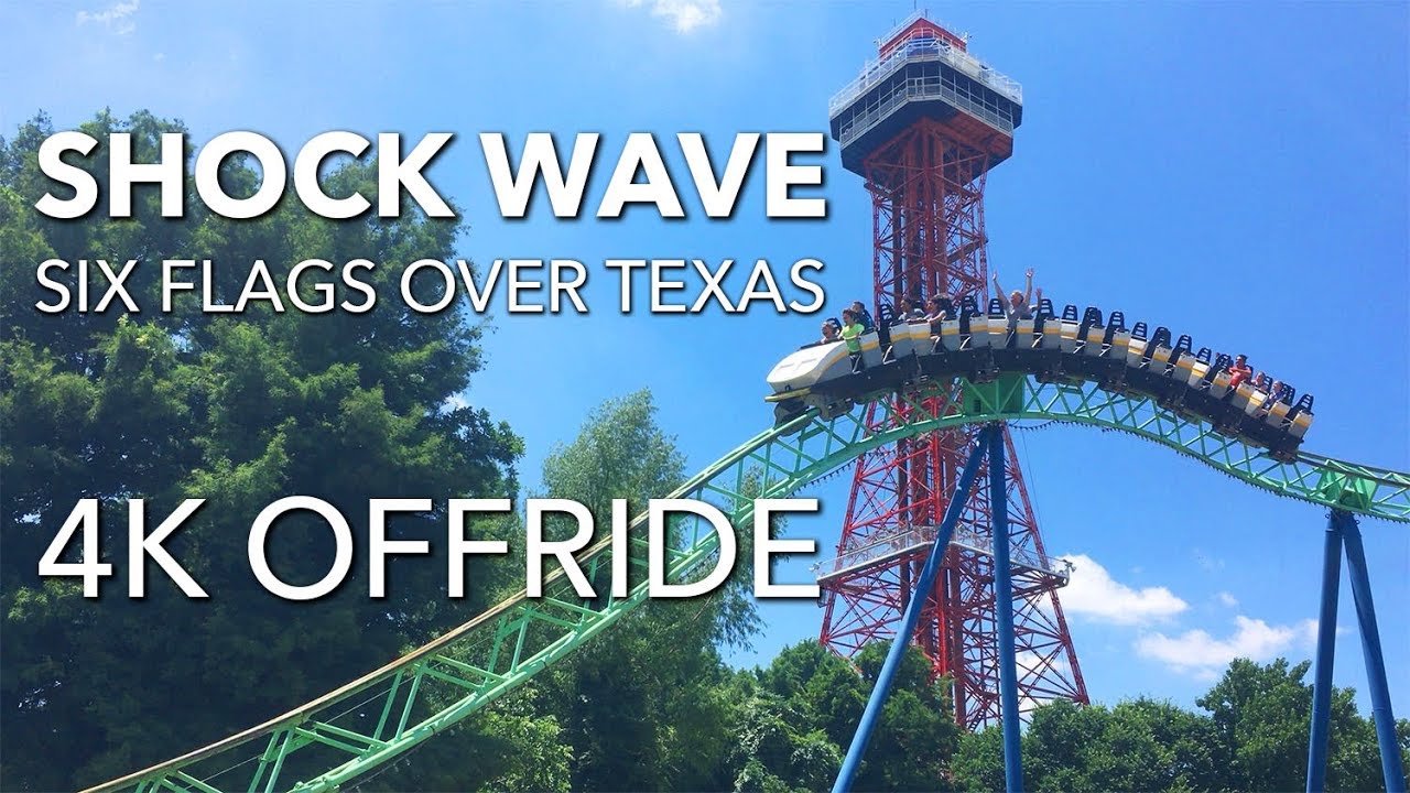 Shock Wave at Six Flags Over Texas — 4K Offride