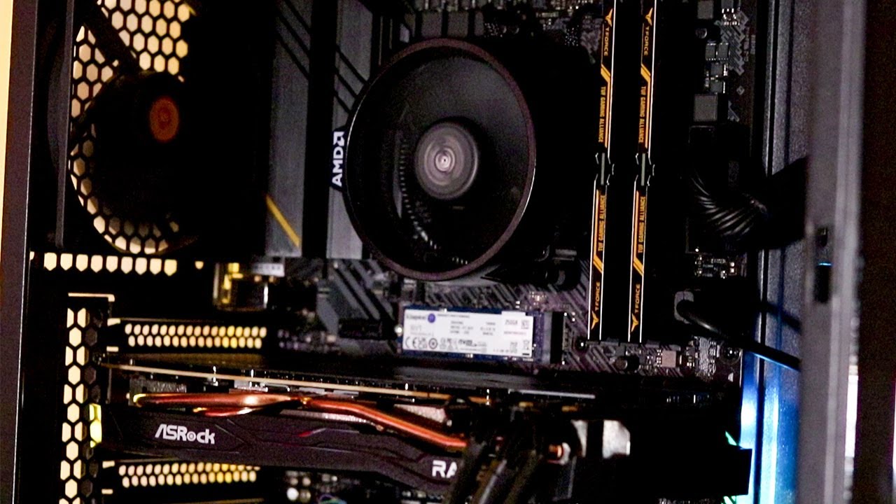 ARMADO RYZEN 5 5600X + ASUS A520M-PLUS WIFI + RX 6700 XT + 16GB RAM + SSD