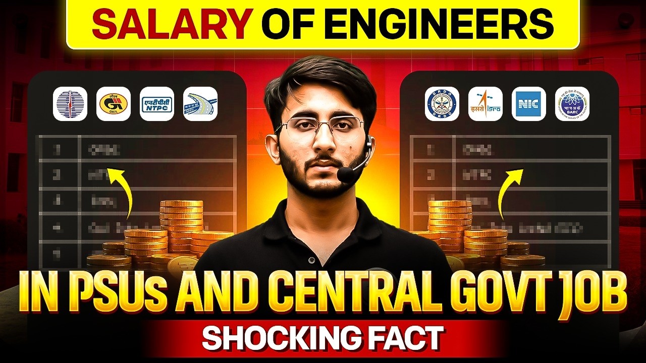 Salary of Engineers in PSUs vs Central Govt Jobs | Complete Reality & Fact Check