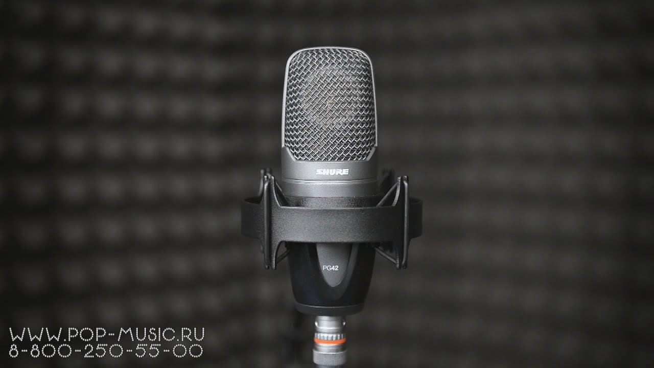 Микрофон SHURE PG42 Condenser Microphone Review
