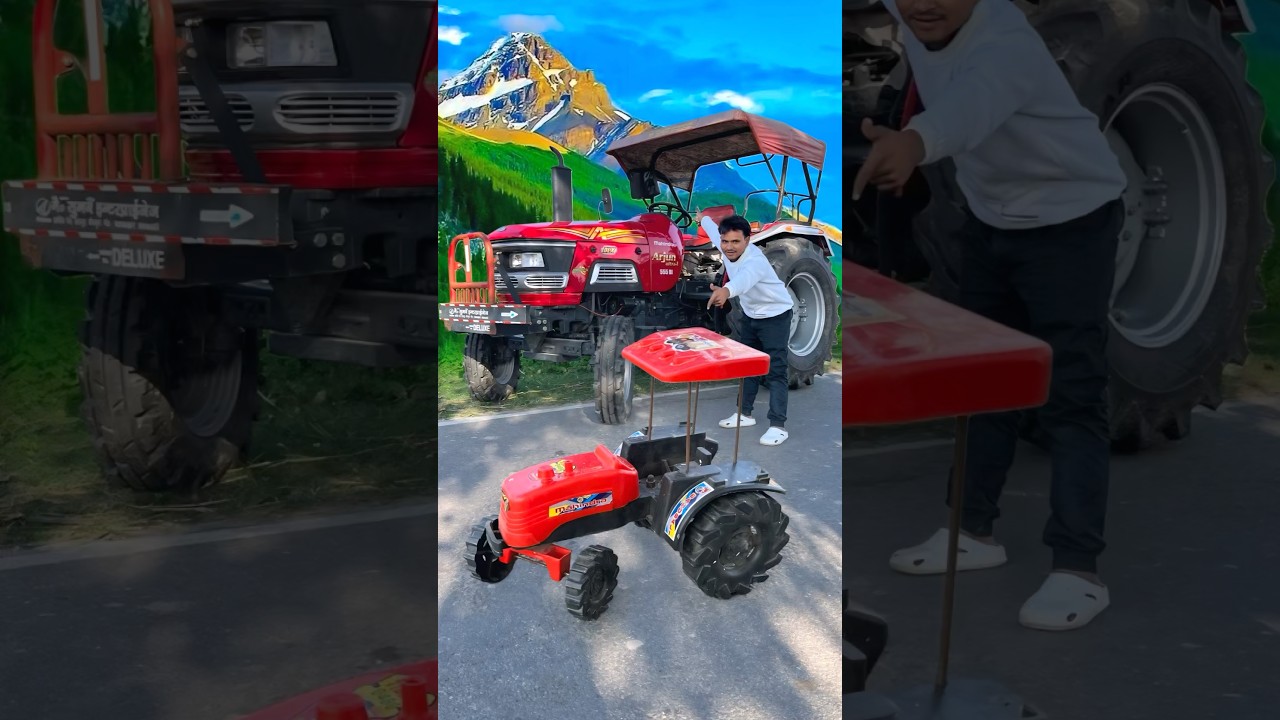 Mini ans Big Rc Mahindra Arjun Ultra_1 Tractor unboxing Dekho 😲￼￼