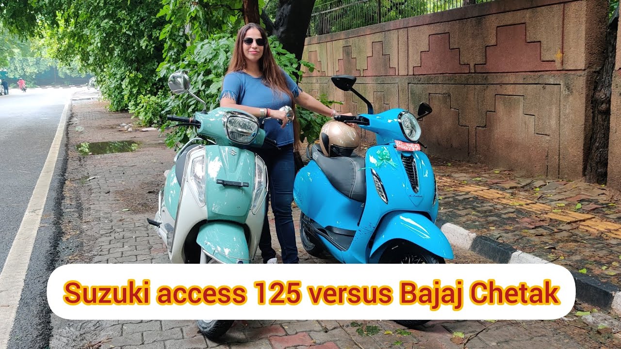 Suzuki access 125 vs Bajaj Chetak electric