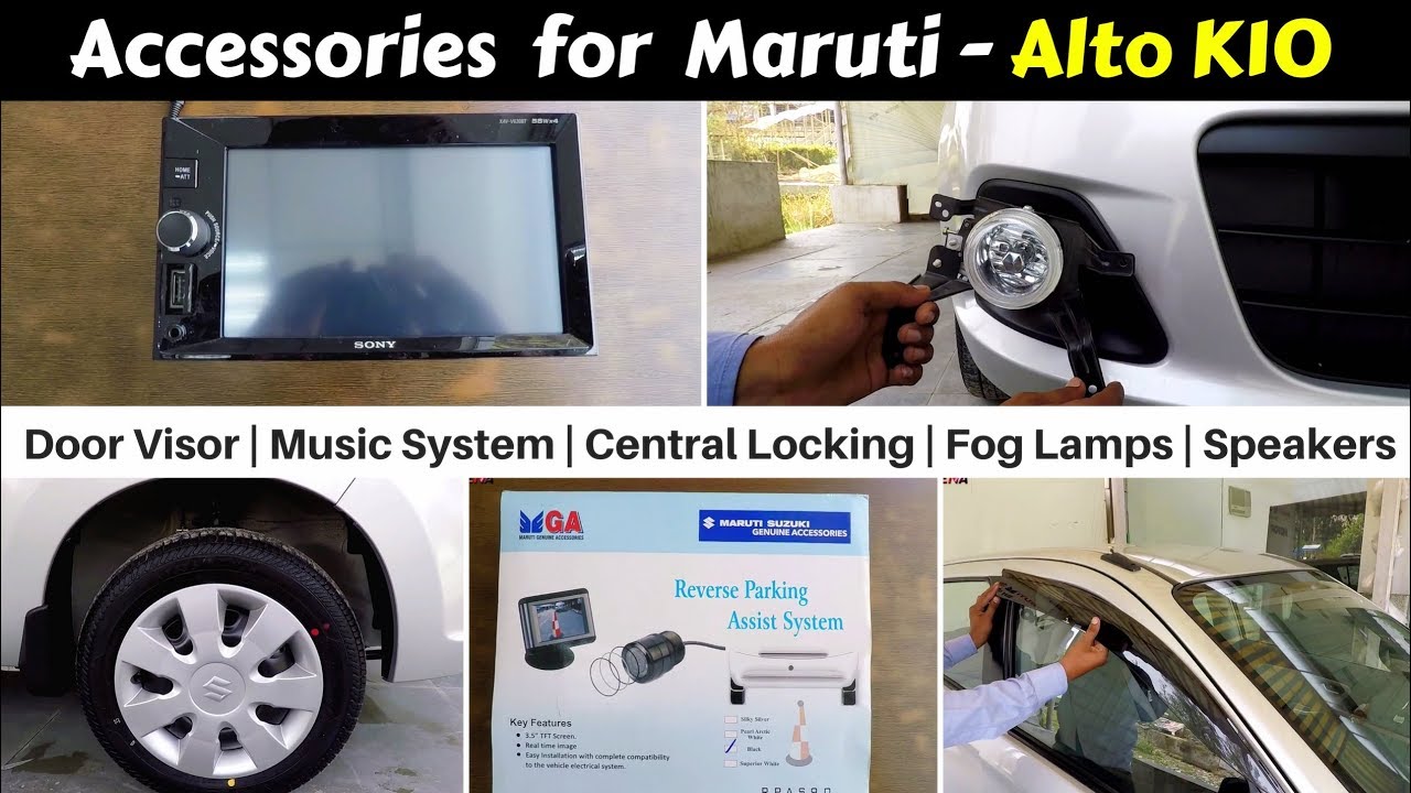 Accessories for Alto K10 with Prices | Hindi | Ujjwal Saxena