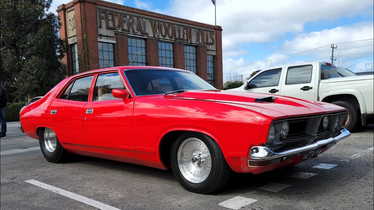 Muscle Cars Leave Wild Geelong Street Car Meet!