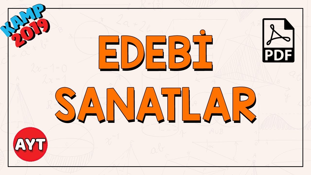 Edebi Sanatlar | AYT Edebiyat