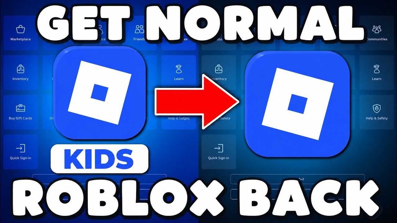How to Get Normal Roblox Back (After Roblox Kids & Select Update)
