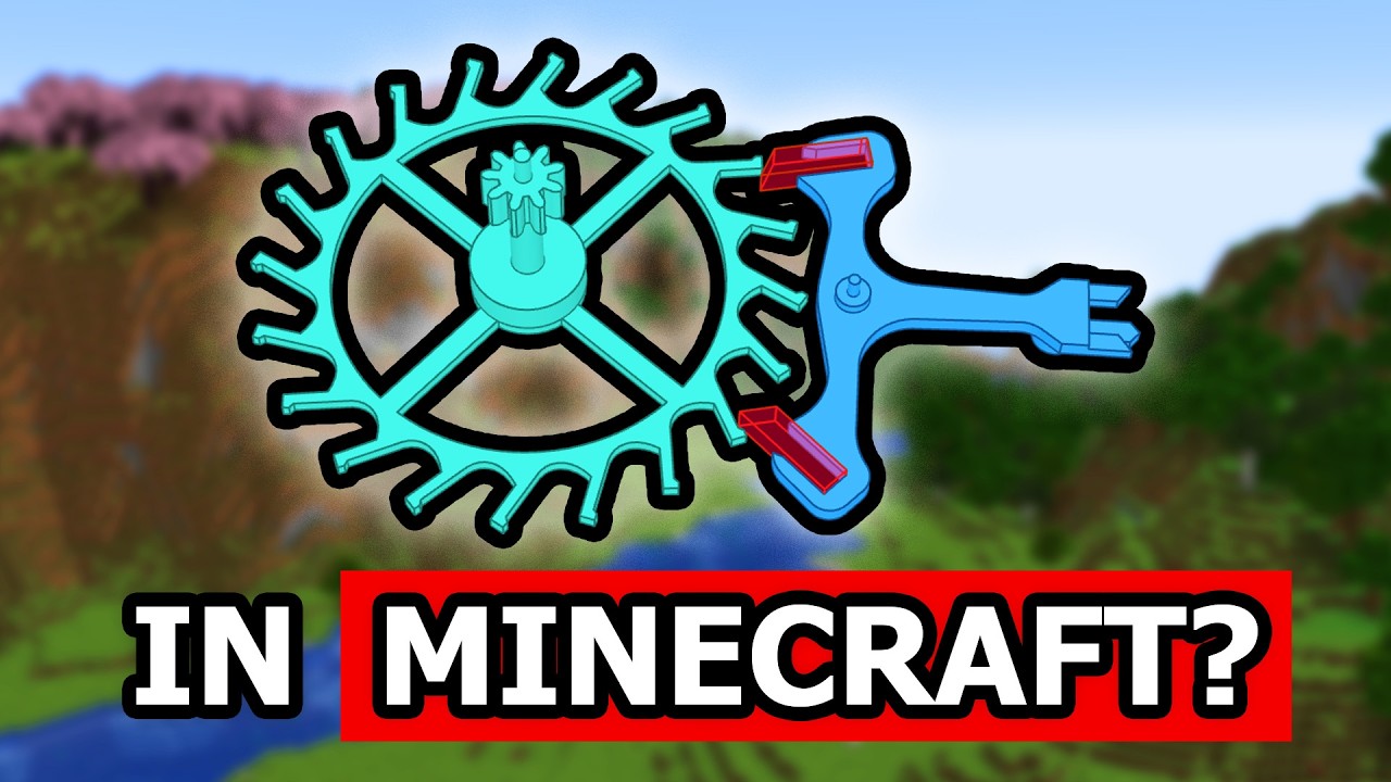 Making a Mechanical Watch in Minecraft! | The Escapement
