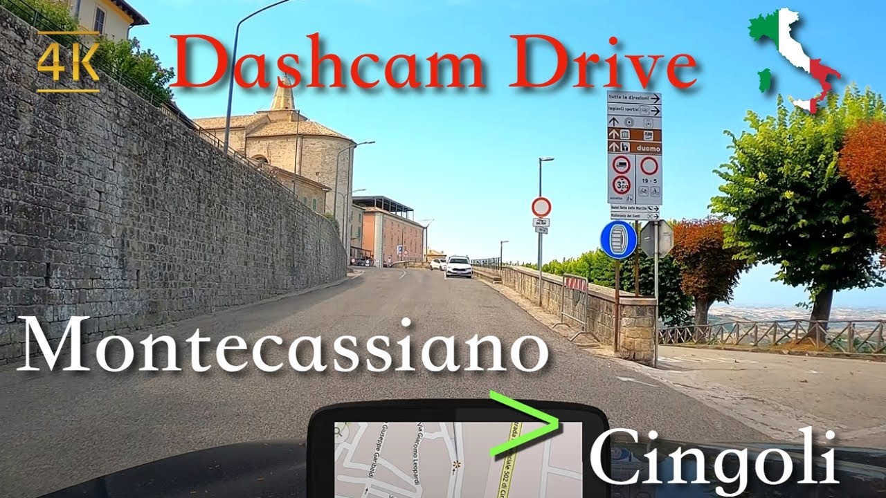 Scenic Drive (Marche), Italy [Montecassiano ⩾ Cingoli] July 2022 | ⛅