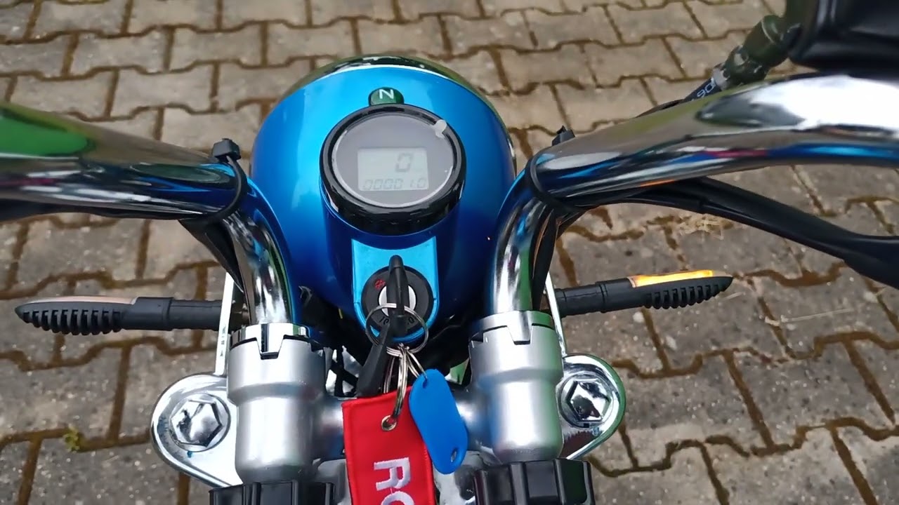 Romet Pony mini 50ccm blau RUNDUM