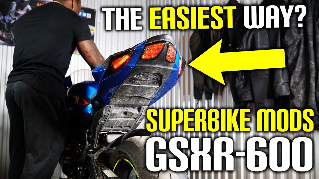 Модификации супербайка для Suzuki GSX R600 | Опыт новичков