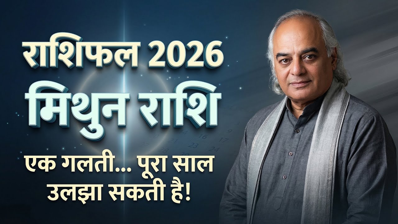 Mithun Rashi (Gemini) Rashifal 2026 &ndash; Job Change, Relationship aur Luck Ka Sach | Pt. Ajai Bhambi