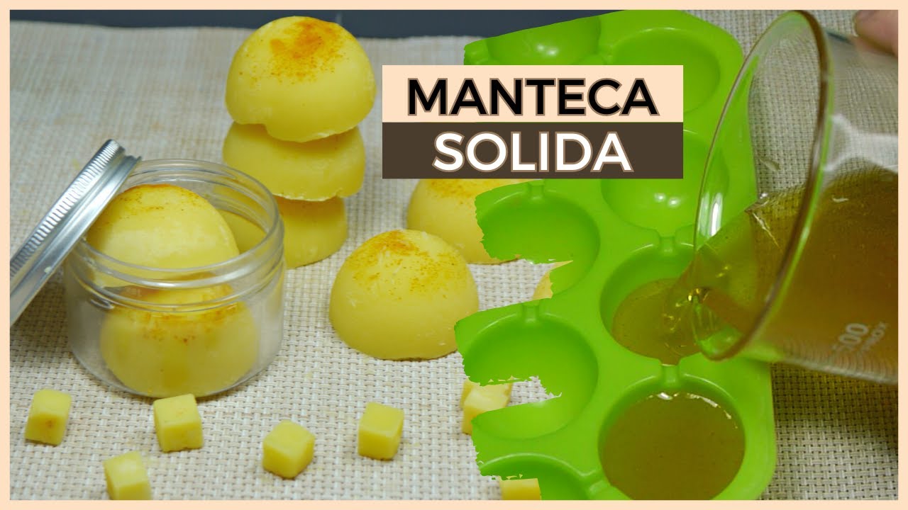 Di ADIÓS a la piel seca o irritada con esta MANTECA SOLIDA con CÚRCUMA 🧈​👏​