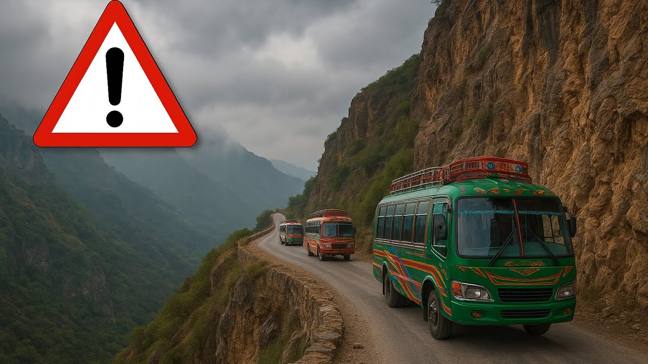 How Thousands of Buses Cross the Dangerous Salt Range Every Day!