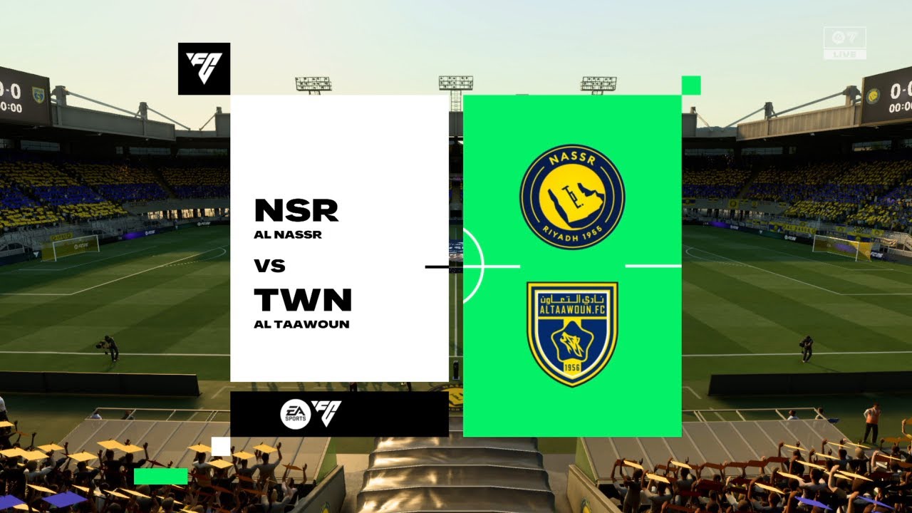 FC 26 - AL- Nassr vs Al-Taawoun - جولة18 - دوري روشن السعودي