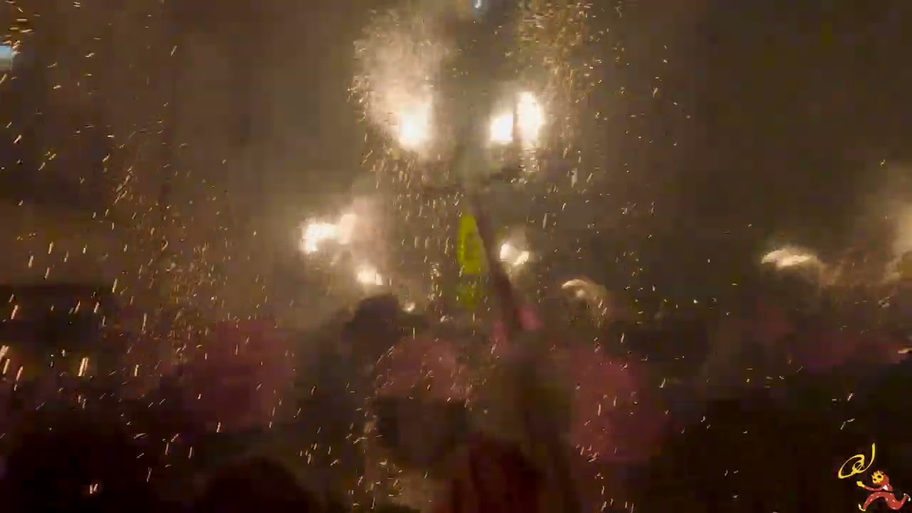 Correfoc de Manresa 2023 - Moscada de Dimonis a la Plaça del Carme.[1080HD60fps.GoPro10]