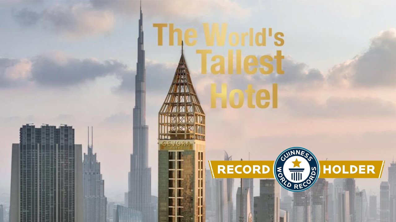 THE WORLDS TALLEST HOTEL | GEVORA HOTEL Full tour and review in 4K