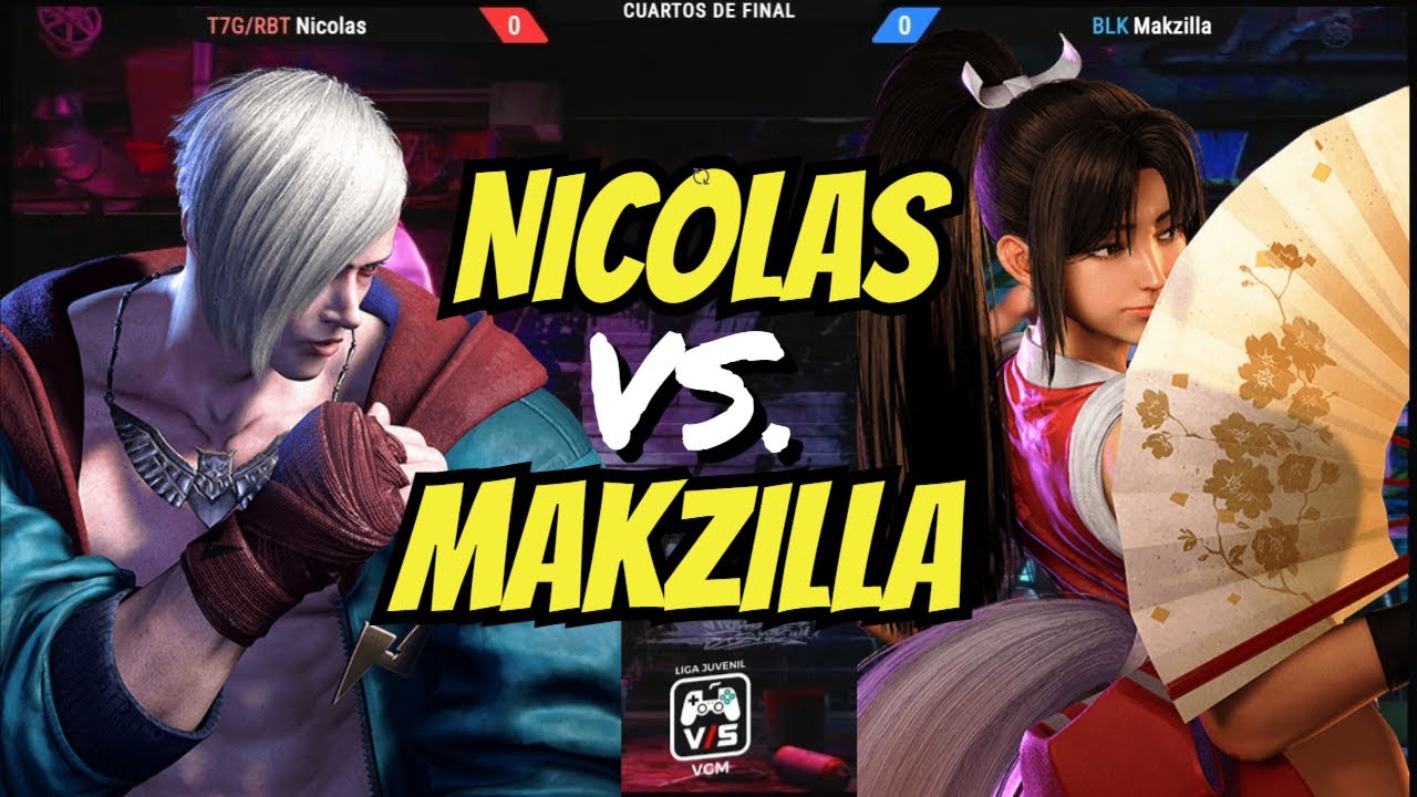 SF6: NICOLAS (Ed) vs MAKZILLA (Mai) | Liga Juvenil VGM
