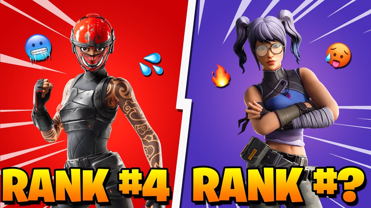 Top 10 Most TRYHARD SKINS In Fortnite Chapter 2 Season 2 (Sweaty Skins)