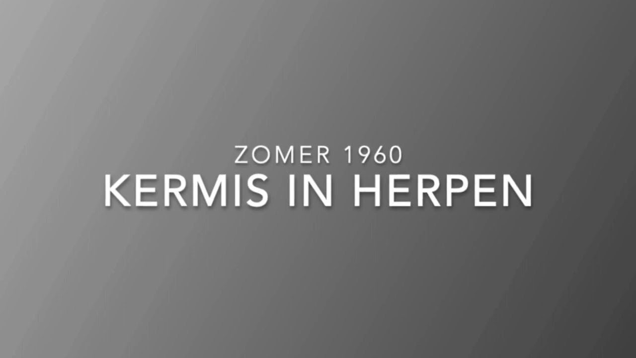 Kermis in Herpen 1960