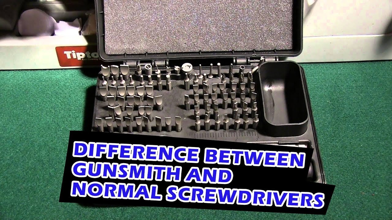 What is the Difference Between Gunsmith and Regular Screwdrivers?